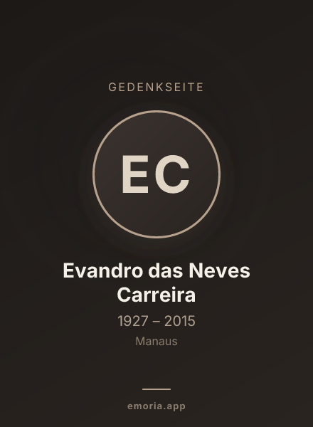 Gedenkportrait von Evandro das Neves Carreira