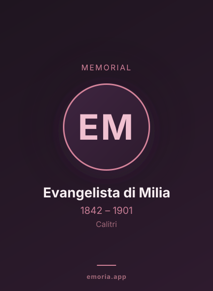 Memorial portrait of Evangelista di Milia