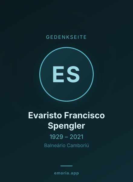 Gedenkportrait von Evaristo Francisco Spengler