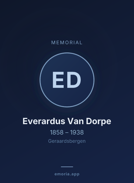 Memorial portrait of Everardus Van Dorpe