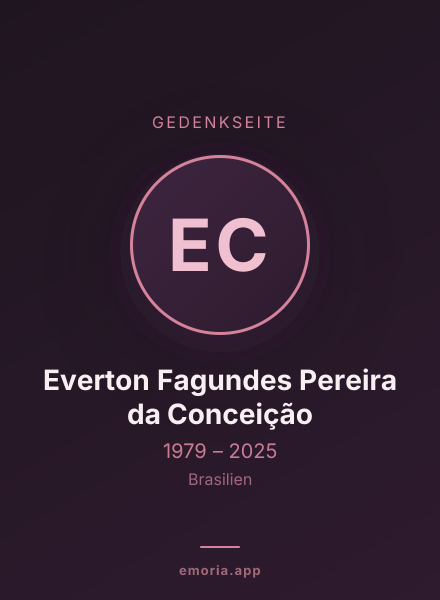 Gedenkportrait von Everton Fagundes Pereira da Conceição