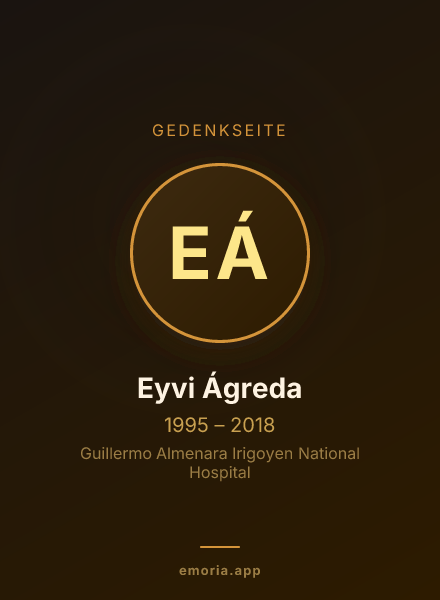 Gedenkportrait von Eyvi Ágreda