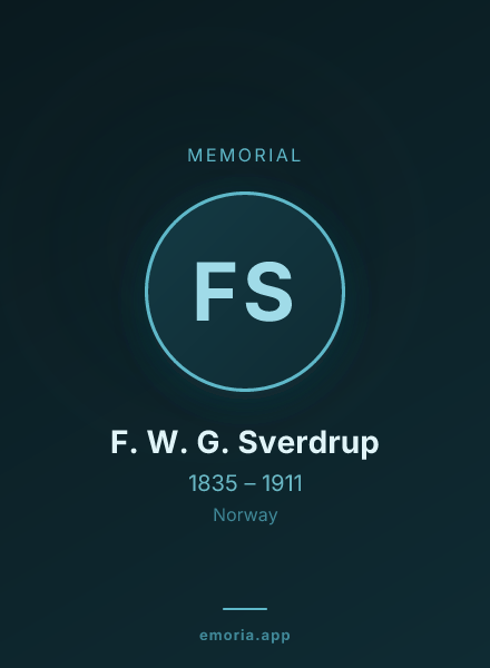 Memorial portrait of F. W. G. Sverdrup