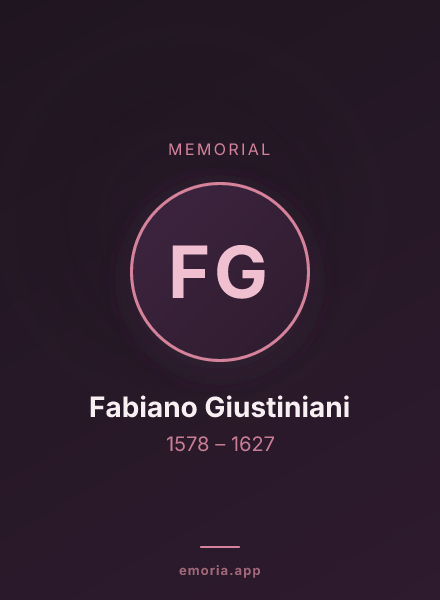 Memorial portrait of Fabiano Giustiniani