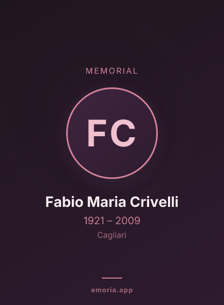 Memorial portrait of Fabio Maria Crivelli