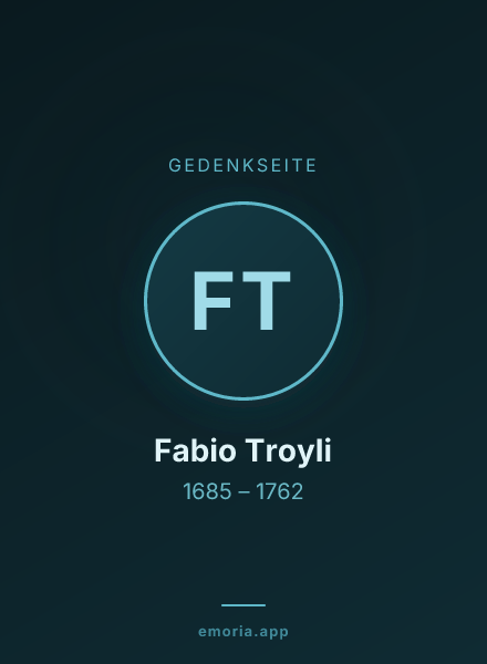 Gedenkportrait von Fabio Troyli