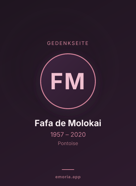 Gedenkportrait von Fafa de Molokai