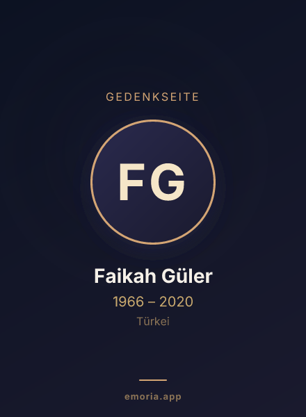 Gedenkportrait von Faikah Güler