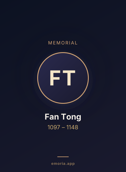 Memorial portrait of Fan Tong
