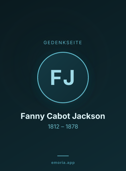 Gedenkportrait von Fanny Cabot Jackson