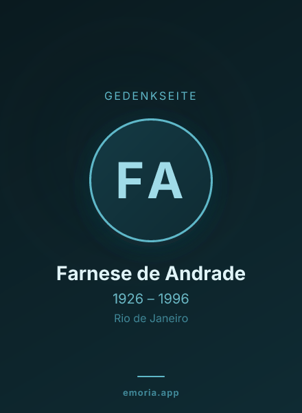 Gedenkportrait von Farnese de Andrade