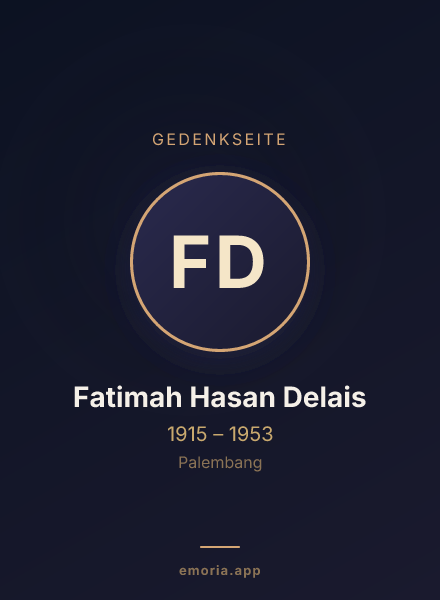 Gedenkportrait von Fatimah Hasan Delais