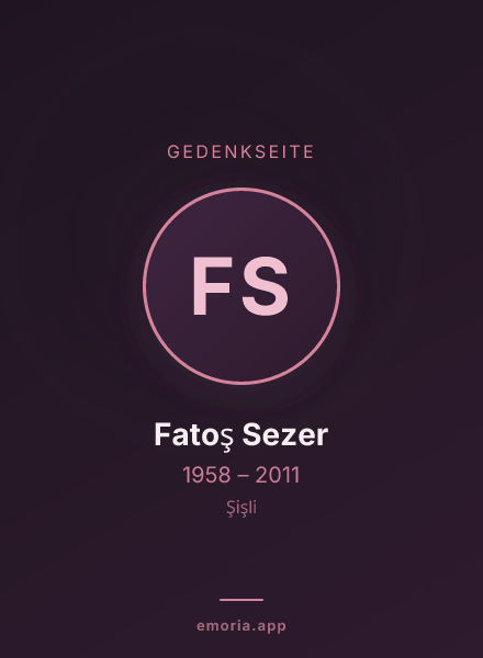Gedenkportrait von Fatoş Sezer