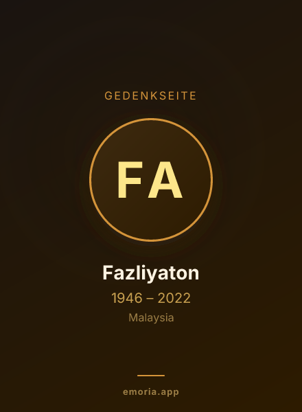Gedenkportrait von Fazliyaton