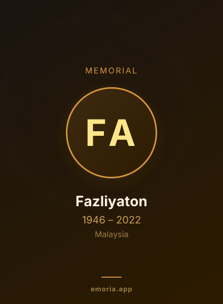 Memorial portrait of Fazliyaton