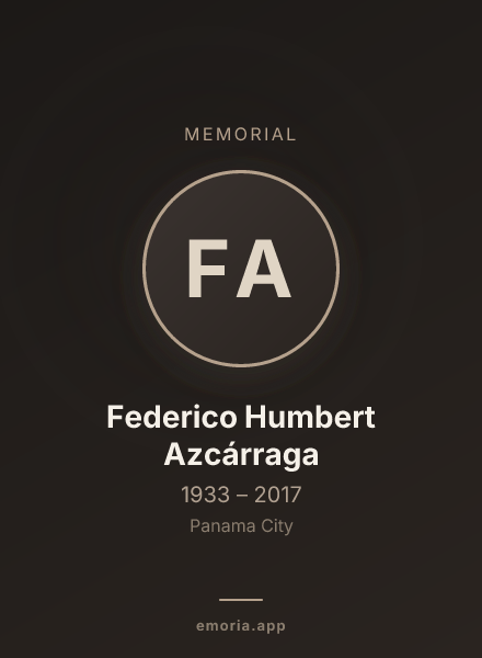 Memorial portrait of Federico Humbert Azcárraga