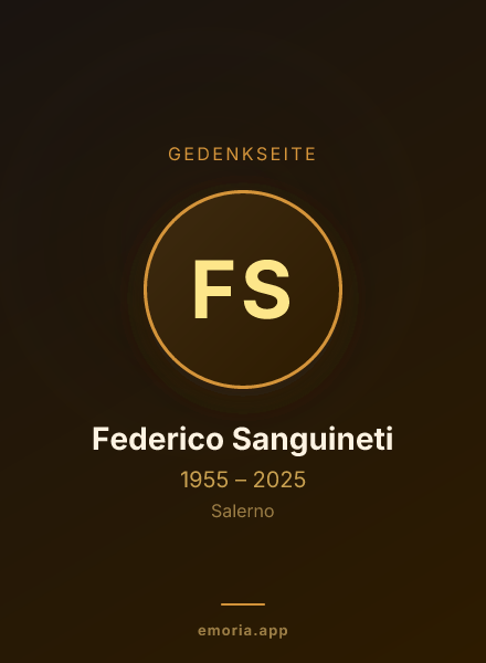 Gedenkportrait von Federico Sanguineti