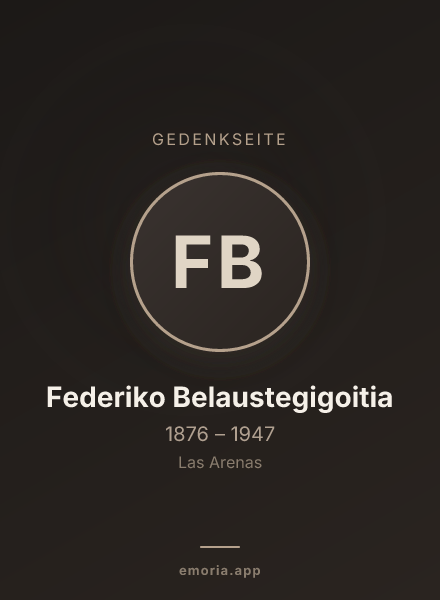 Gedenkportrait von Federiko Belaustegigoitia
