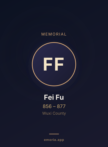 Memorial portrait of Fei Fu