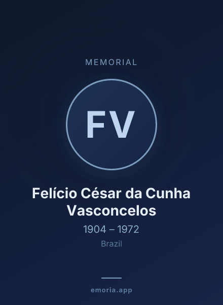 Memorial portrait of Felício César da Cunha Vasconcelos