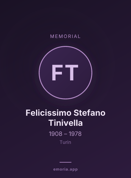 Memorial portrait of Felicissimo Stefano Tinivella