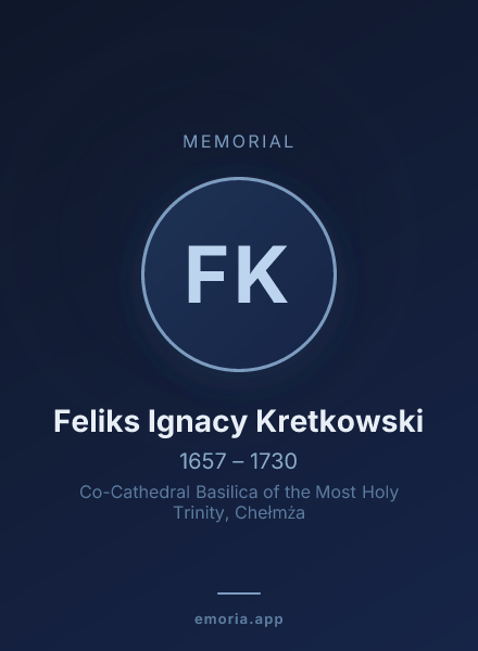 Memorial portrait of Feliks Ignacy Kretkowski