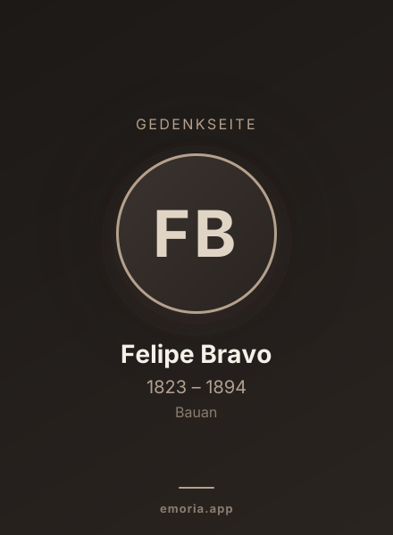 Gedenkportrait von Felipe Bravo