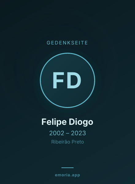 Gedenkportrait von Felipe Diogo