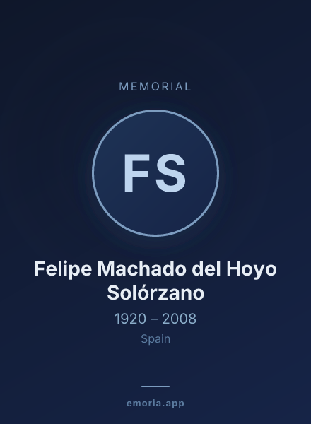 Memorial portrait of Felipe Machado del Hoyo Solórzano