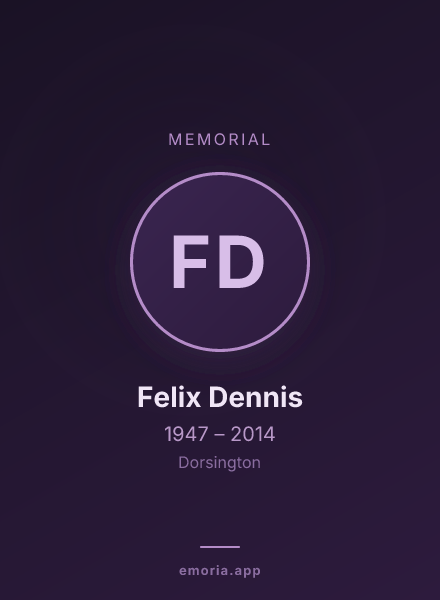 Memorial portrait of Felix Dennis