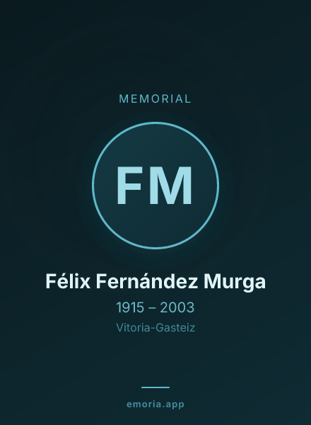 Memorial portrait of Félix Fernández Murga