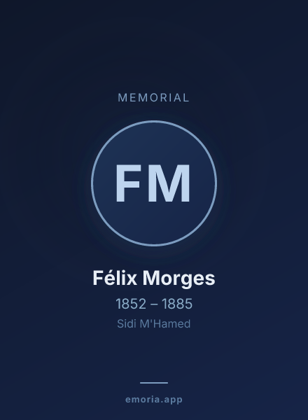 Memorial portrait of Félix Morges