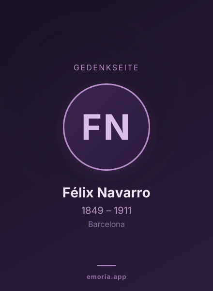 Gedenkportrait von Félix Navarro