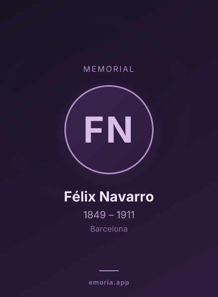 Memorial portrait of Félix Navarro