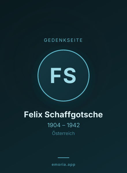 Gedenkportrait von Felix Schaffgotsche