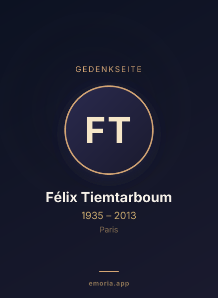 Gedenkportrait von Félix Tiemtarboum