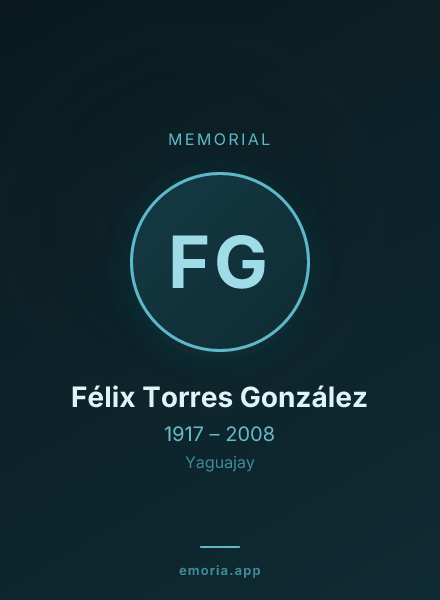 Memorial portrait of Félix Torres González