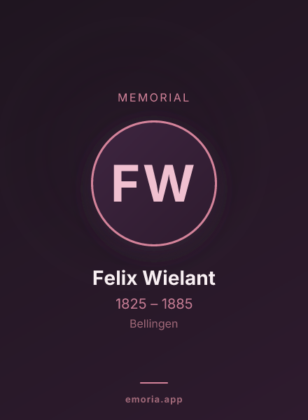 Memorial portrait of Felix Wielant