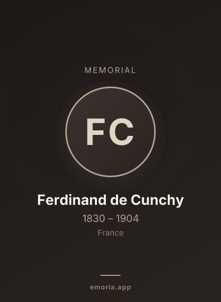 Memorial portrait of Ferdinand de Cunchy