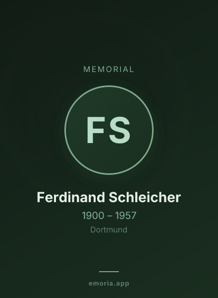Memorial portrait of Ferdinand Schleicher
