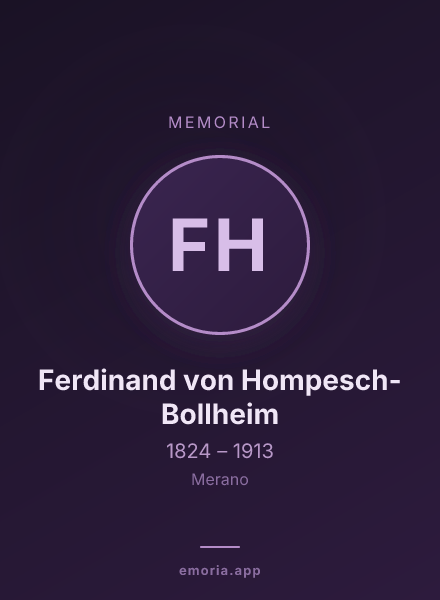 Memorial portrait of Ferdinand von Hompesch-Bollheim