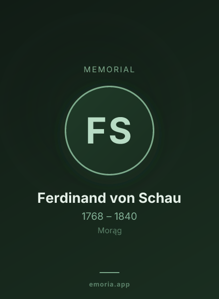 Memorial portrait of Ferdinand von Schau