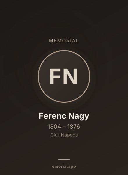 Memorial portrait of Ferenc Nagy