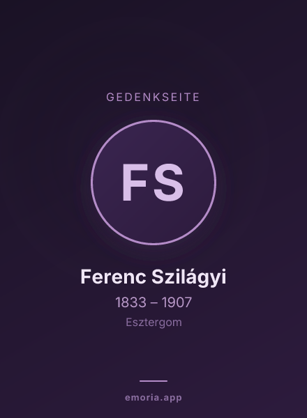 Gedenkportrait von Ferenc Szilágyi