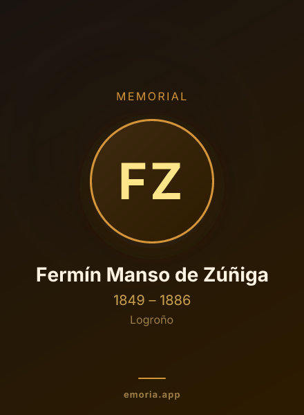 Memorial portrait of Fermín Manso de Zúñiga