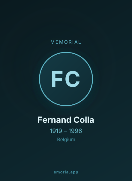Memorial portrait of Fernand Colla