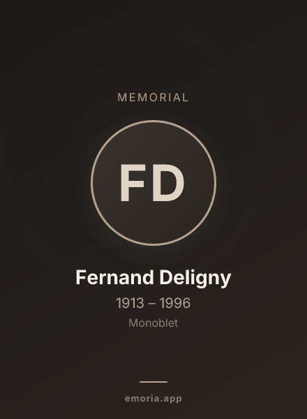 Memorial portrait of Fernand Deligny