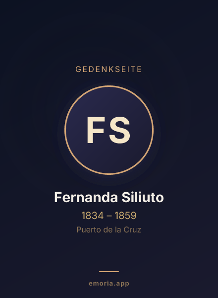 Gedenkportrait von Fernanda Siliuto