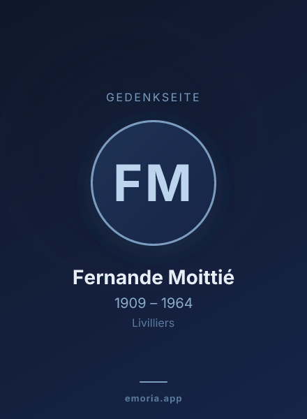Gedenkportrait von Fernande Moittié