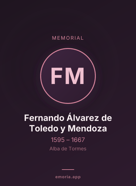 Memorial portrait of Fernando Álvarez de Toledo y Mendoza